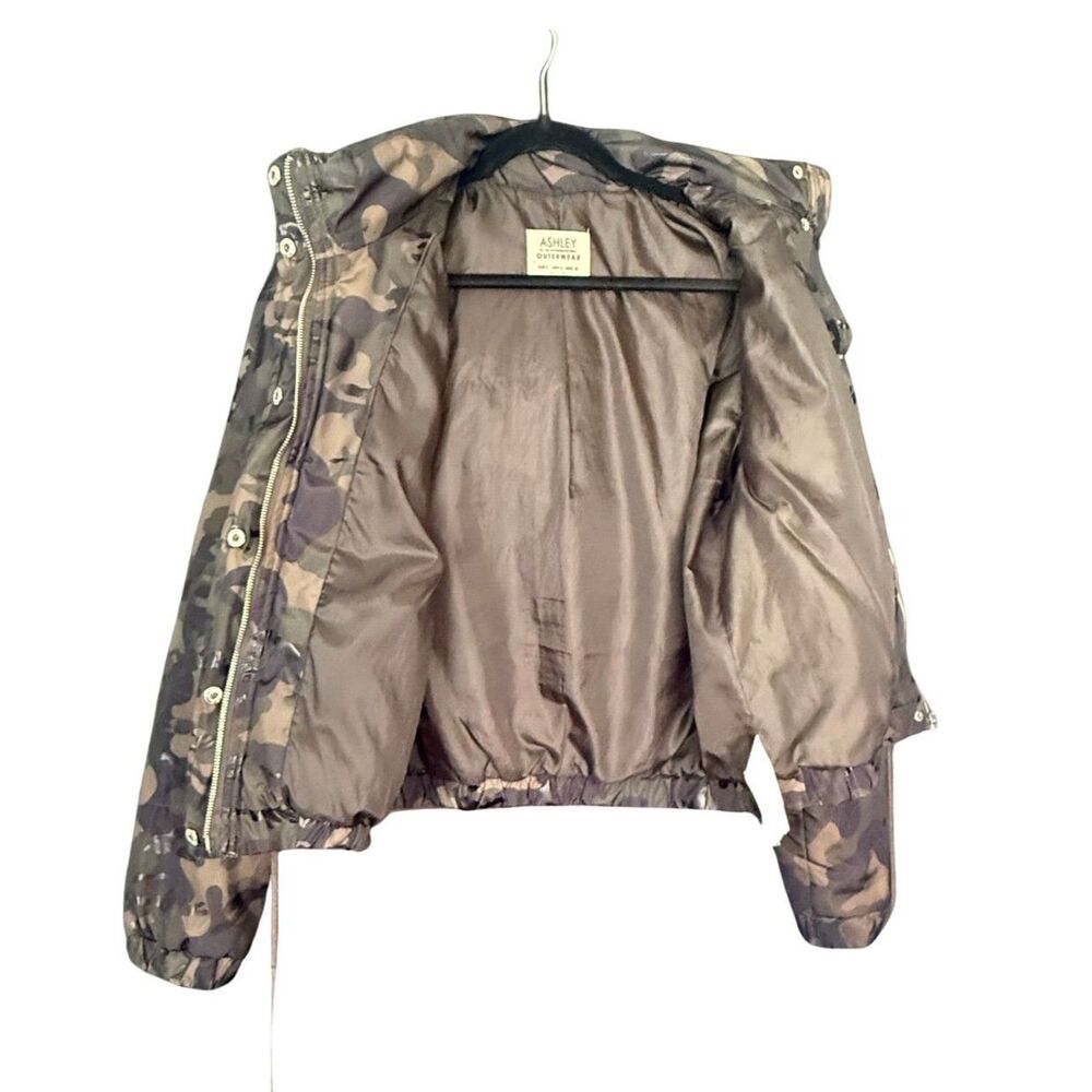 Ashley by 26 International Women’s Camouflage Puffer Jacket Size L Camo Coat - Picture 4 of 8